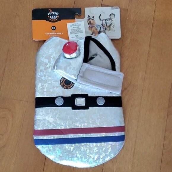 Cat Dog Hyde & Eek ASTRONAUT Halloween Costume Size XS Sm Med Hat Space NWT - Picture 6 of 7